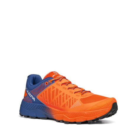 Scarpa Spin Ultra Men Orange Fluo Galaxy Blue