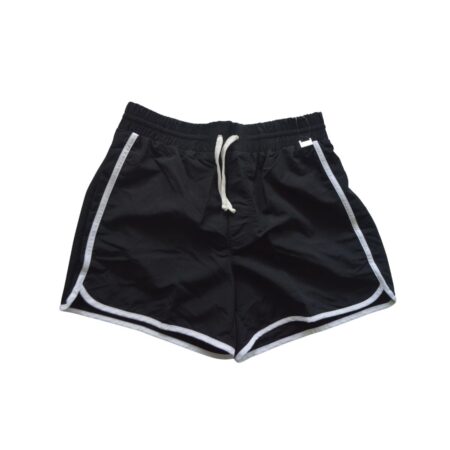 Self Black Swimming Shorts Men