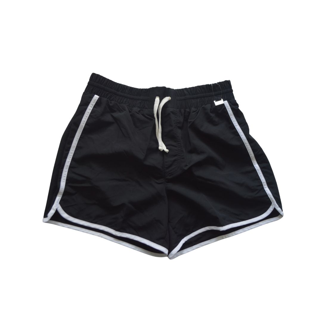 Self Black Swimming Shorts Men
