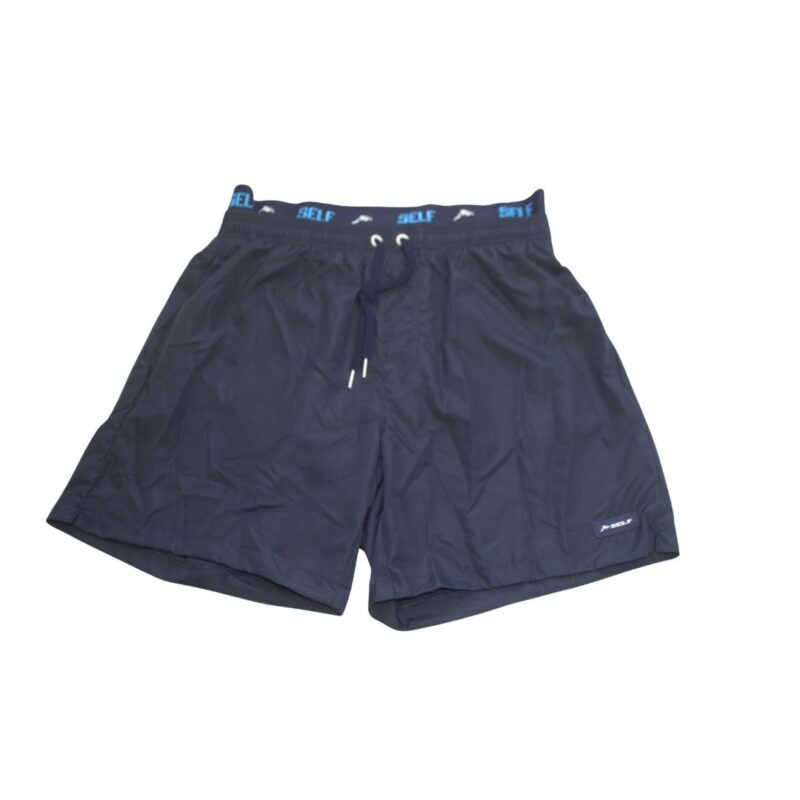 Self Plain Swimming Shorts Men