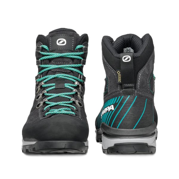 Scarpa Mescalito TRK GTX WMN Dark Anthracite Tropical Green – Obrázok 4